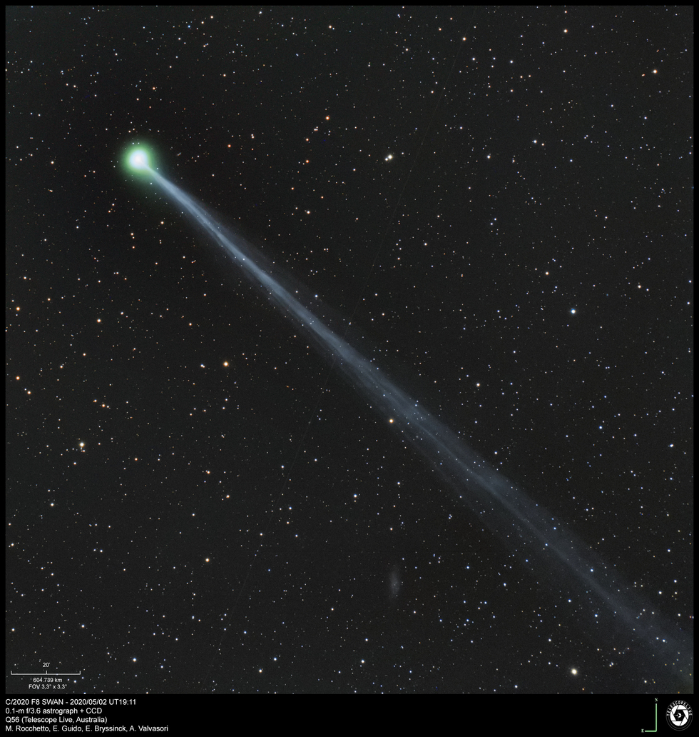 UVlasers experiment demonstrates why comets have green heads